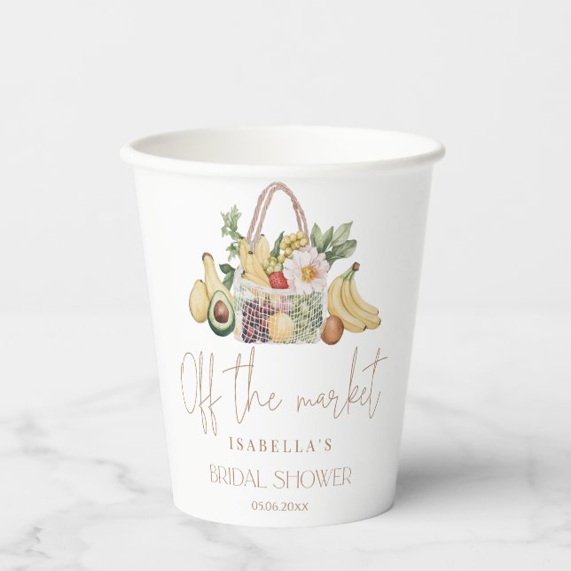 Winter Bridal Shower Paper Cups (Front)