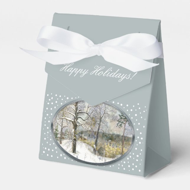 winter bridge favor boxes (Front Side)