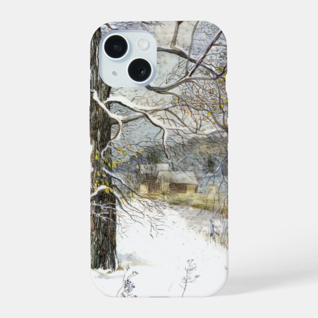 winter bridge iphone case (Back)