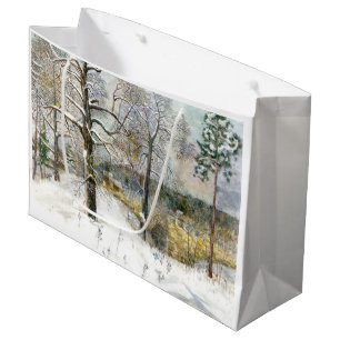 winter bridge large gift bag