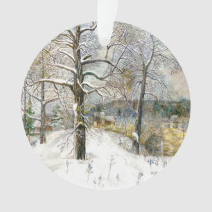 winter bridge ornament