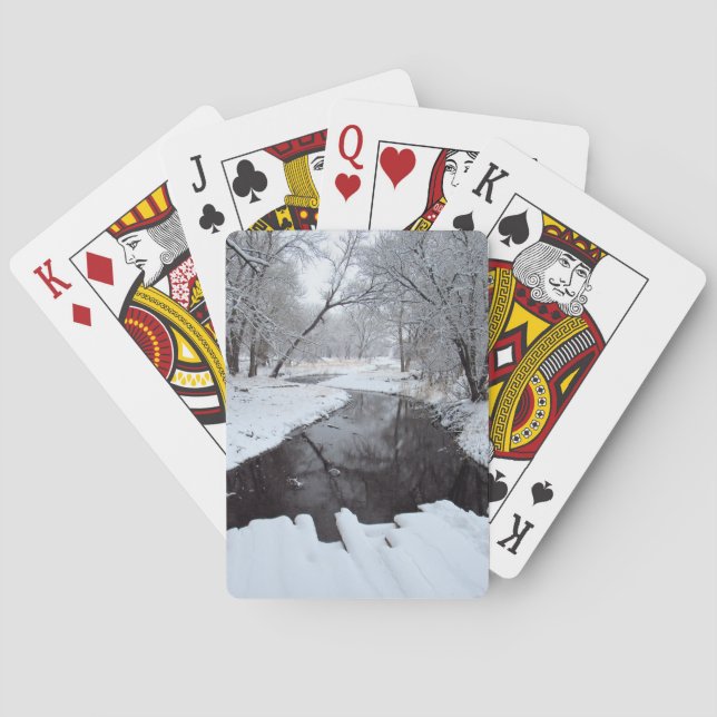 Winter Bridge Poker Cards (Back)