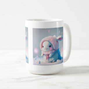 Winter Bunny Classic Mug, 15 oz  Coffee Mug