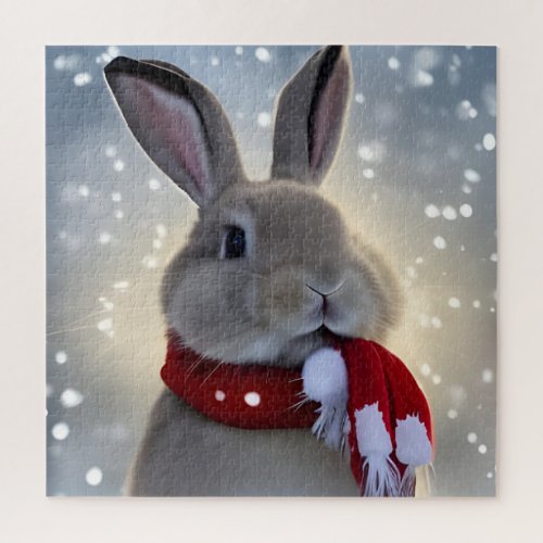 Winter Bunny  Jigsaw Puzzle