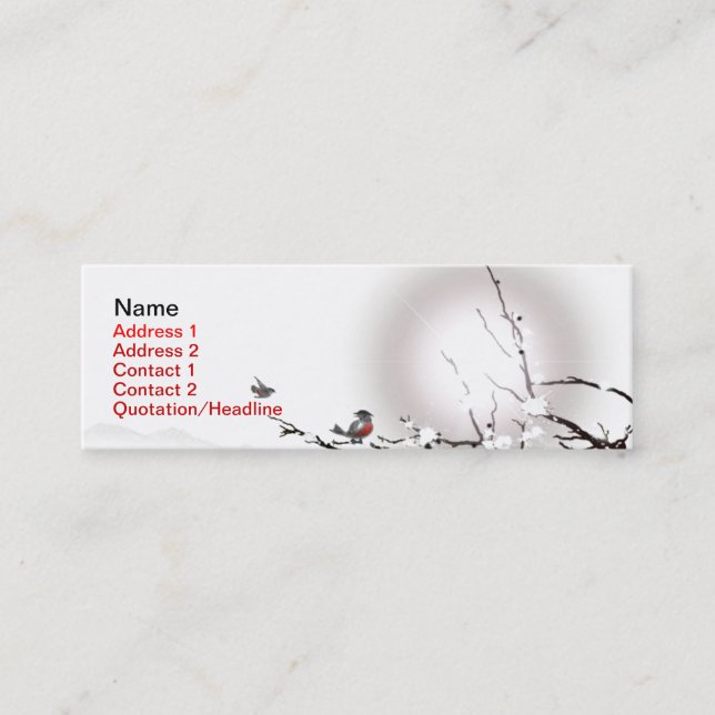 Winter Business Card (Front)