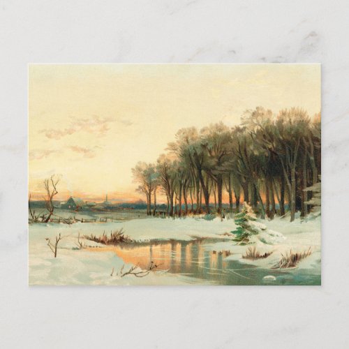Winter by Alfred Thompson Bricher Postcard