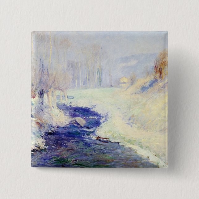 Winter (by Guy Rose) Button (Front)