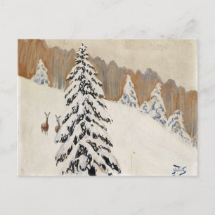 Winter by Julian Falat Christmas Postcard