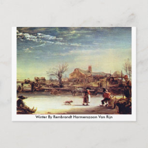 Winter By Rembrandt Harmenszoon Van Rijn Postcard