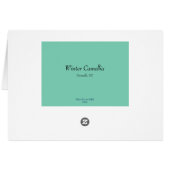 Winter Camellia Cards (Back Horizontal)