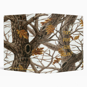 Winter Camo Design Avery Binder 1 EZD Touch Ring