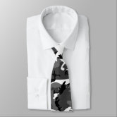snow camo tie