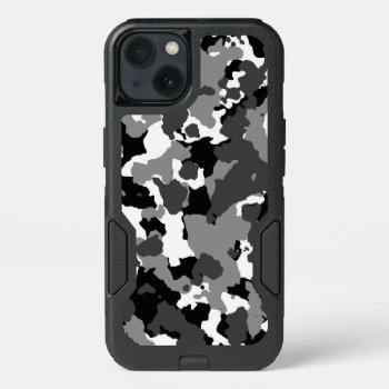 Winter Camo Pattern Iphone 13 Case by UDDesign at Zazzle