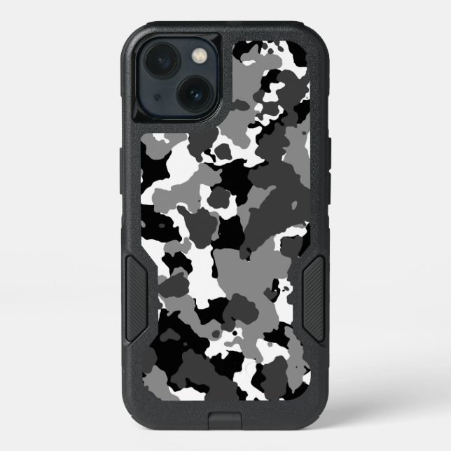 Winter camo pattern otterbox iPhone case (Back)
