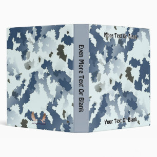 Winter Camouflage 3 Ring Binder