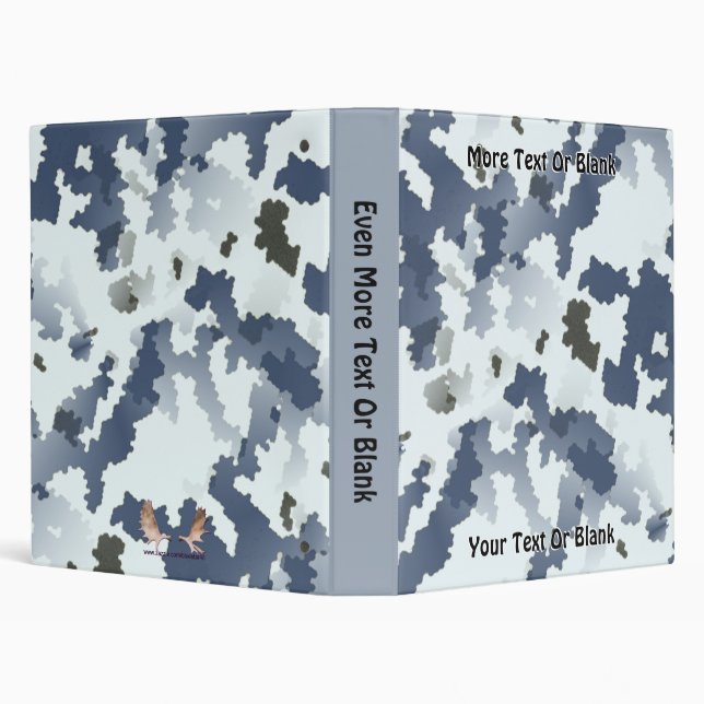 Winter Camouflage 3 Ring Binder (Background)