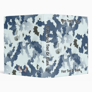 Winter Camouflage 3 Ring Binder