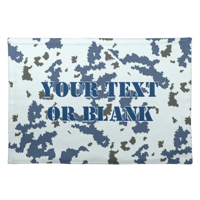 Winter Camouflage Cloth Placemat (Front)