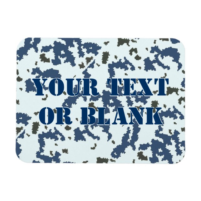 Winter Camouflage Magnet (Horizontal)