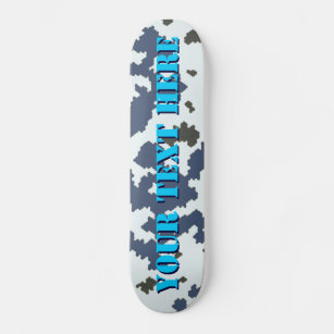 Winter Camouflage Skateboard