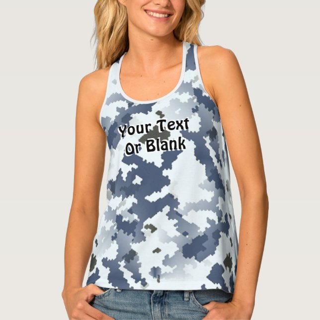 Winter Camouflage Tank Top (Front)