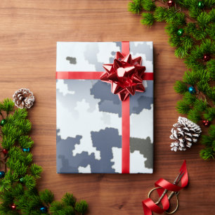 Winter Camouflage Wrapping Paper