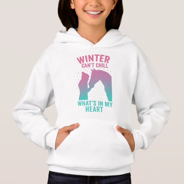 Winter Can’t Chill What’s in My Heart Hoodie (Front)
