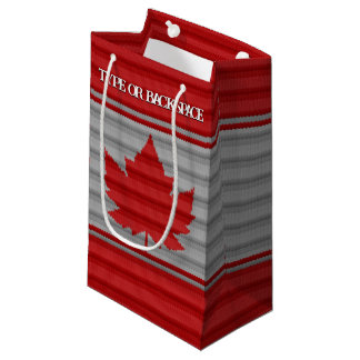 Winter Canada Favor Bags Personalized Canada Bags