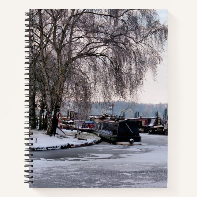 WINTER CANAL NOTEBOOK (Front)