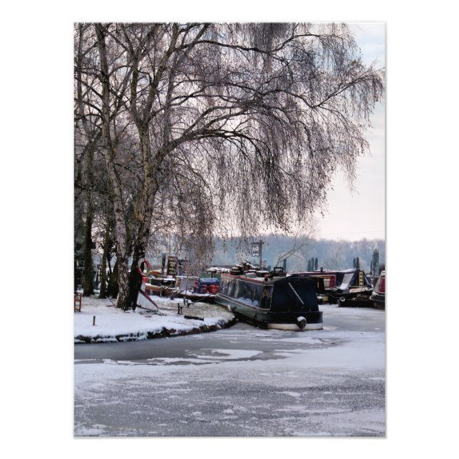 WINTER CANAL PHOTO PRINT (Front)