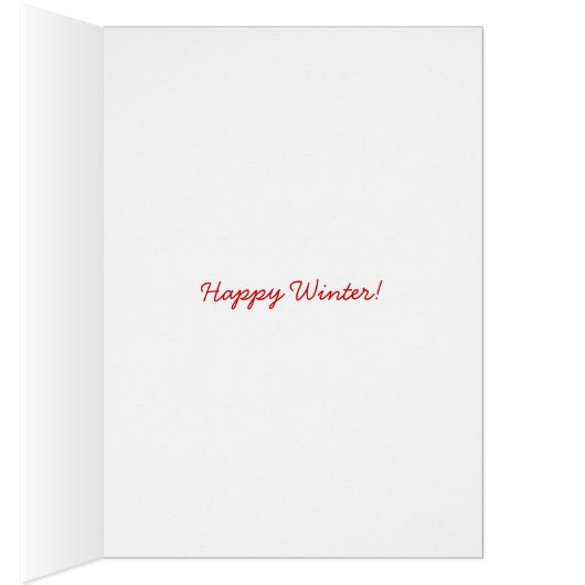 Winter cardinal with hat (Inside (Right))