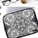 Winter Cardinals Mandala Laptop Sleeve<br><div class="desc">Looking for a stylish and personalized laptop case that will keep your device protected while also showcasing your unique style? Look no further than our hand-drawn winter birds mandala laptop case! Featuring a beautiful and intricate design of Christmas cardinals and poinsettia flowers patterned in a mandala, this beautiful tech accessory...</div>