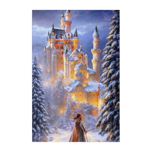 Winter Castle Acrylic Print