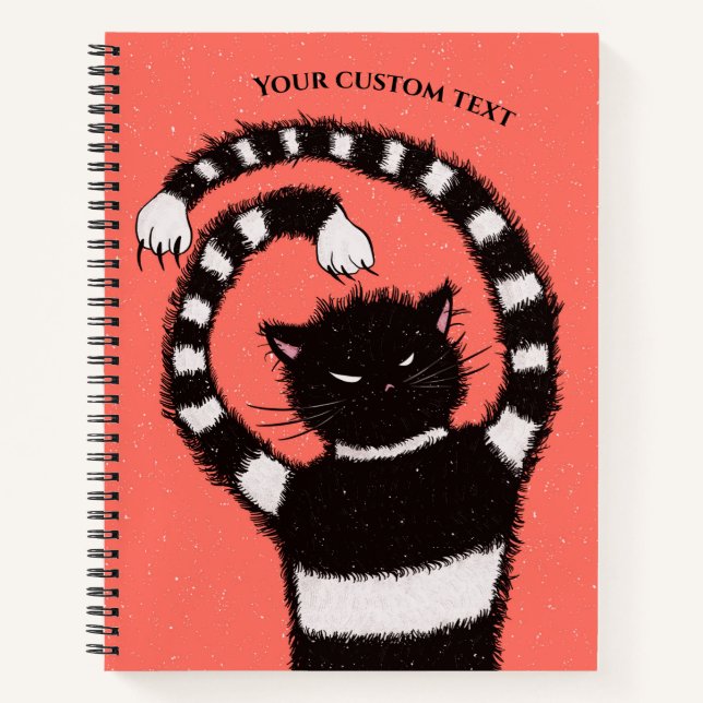 Winter Cat Lover Notebook (Front)
