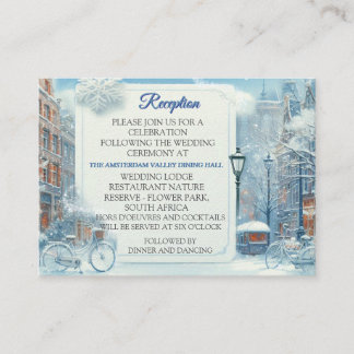 Winter Celebrations in Amsterdam Enclosure Card