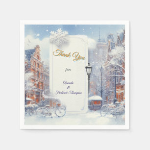 Winter Celebrations in Amsterdam Napkins