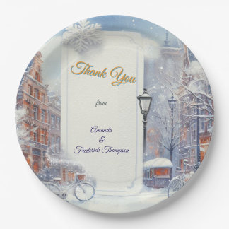 Winter Celebrations in Amsterdam Paper Plates