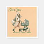 Winter Celebrations in the Snow, with Kittens Napkins