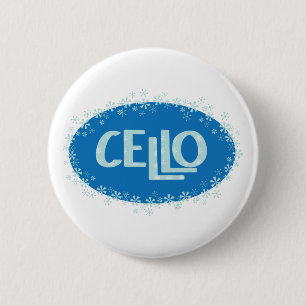 Winter Cello Button