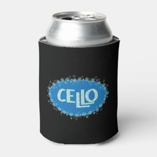 Winter Cello Can Cooler