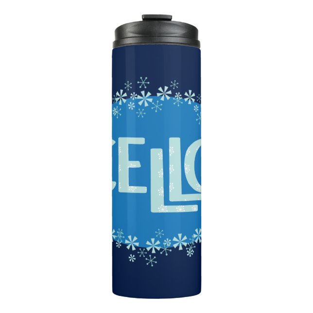 Winter Cello Thermal Tumbler (Front)