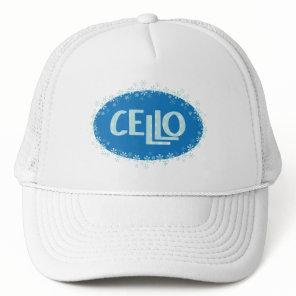 Winter Cello Trucker Hat