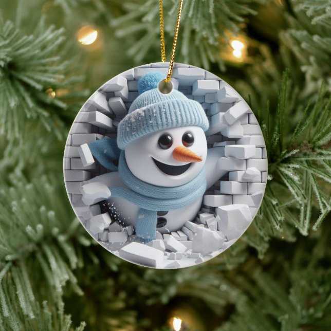 Winter Ceramic Ornament (Tree)