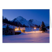 Winter chalets sunrise (Front Horizontal)