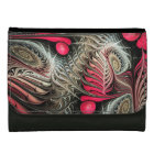 Winter Cheers, artistic abstract Leather Wallet