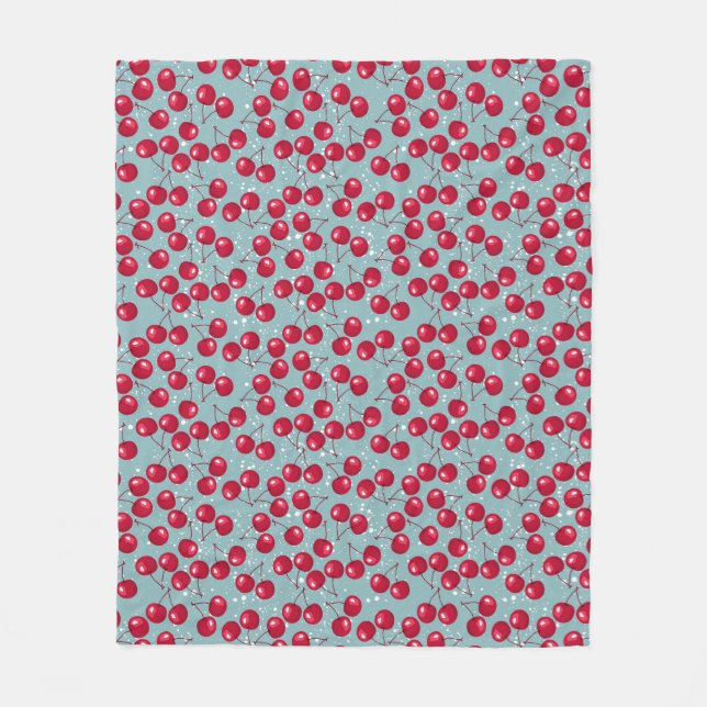 Winter cherry.  fleece blanket (Front)