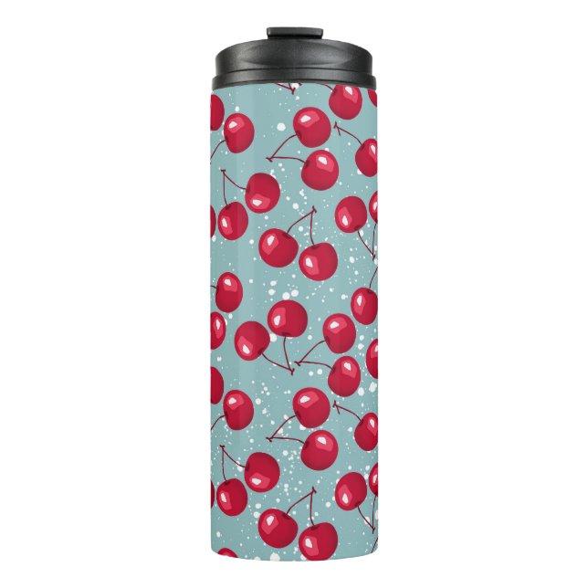Winter cherry.  thermal tumbler (Front)
