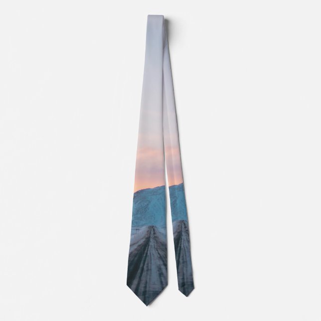 winter christmas 92 neck tie (Front)