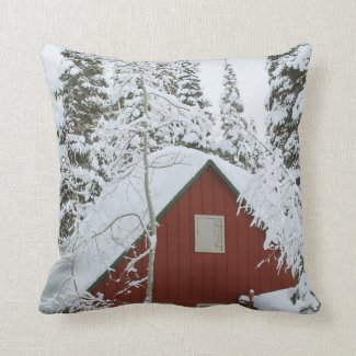 winter christmas 99 throw pillow