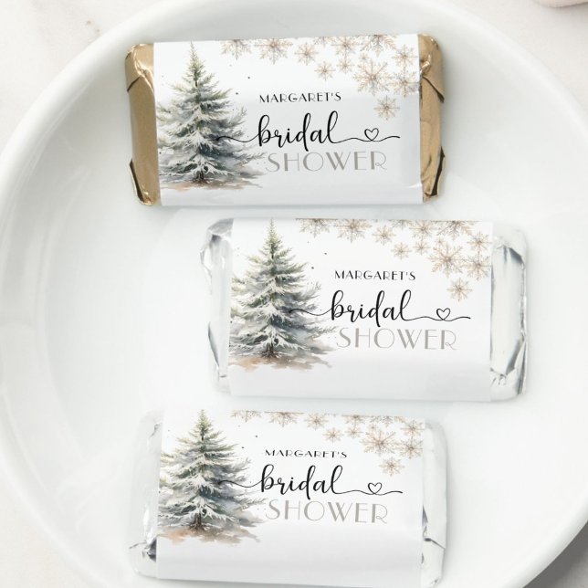 Winter Christmas Bridal Shower Sweet Favors (Creator Uploaded)